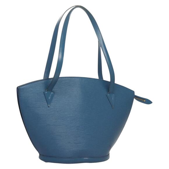 LOUIS VUITTON Epi Saint Jacques Shopping Shoulder Bag Blue M52275 - Picture 1 of 16